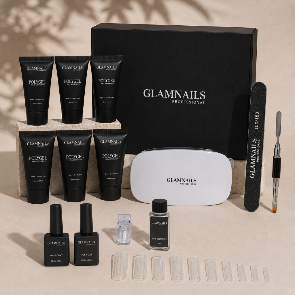 Polygel Starterset | 3+3 Gratis Kleuren Glamnailsprofessional