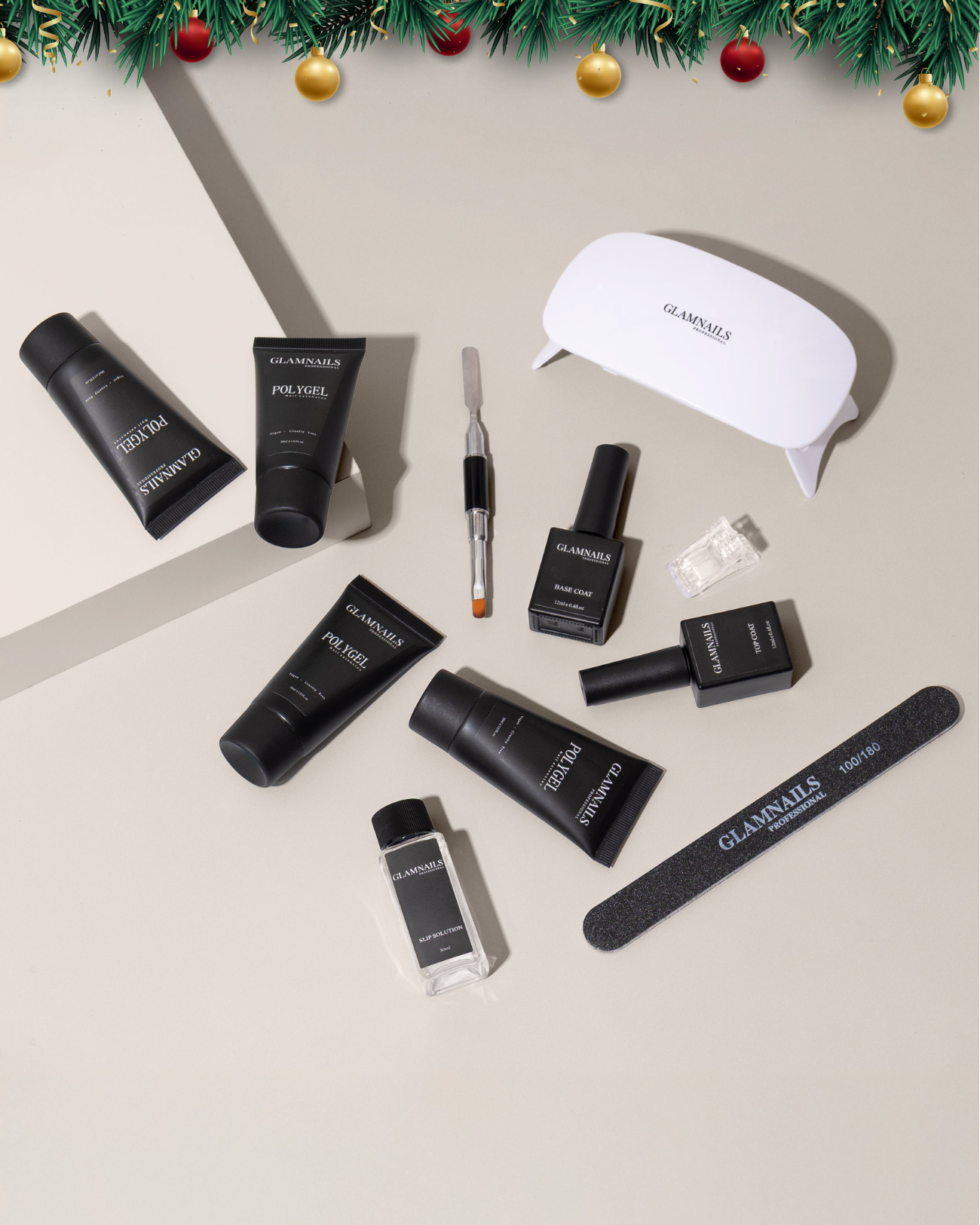 Glamnailsprofessional Gezondheid & beauty > Nagelverzorging > Nagelgel XMAS | Polygel Starterset | 2+2 Gratis Kleuren