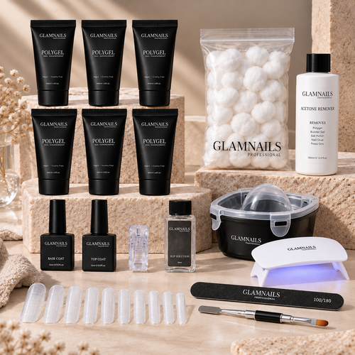 Polygel Starter Set | 3+3 Free Colors 