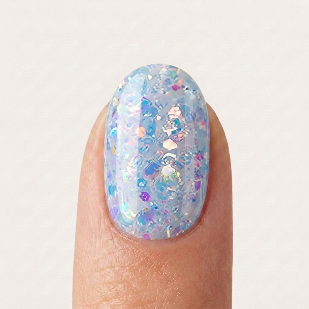 Polygel Seashell Mermaid Glamnailsprofessional 